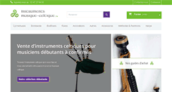 Desktop Screenshot of instruments-musique-celtique.fr